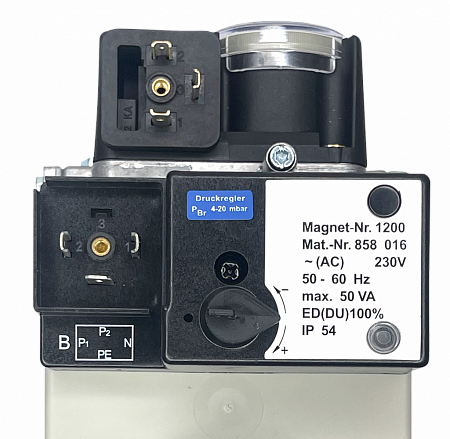 Мультиблок газовый 1-но ступ. MB-DLE 412 B01 S20 Rp 1 1/4" (Pрег от 4 до 20 мбар, Pmax 360 мбар)